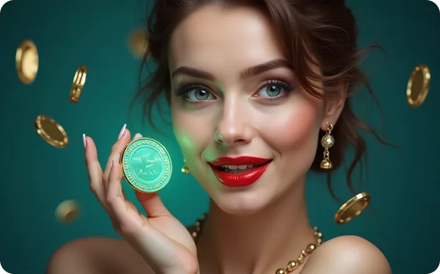 Pin-Up kazinosu: Gözəl qız şanslı fiş ilə. Böyük qazanc üçün hazırlaş!